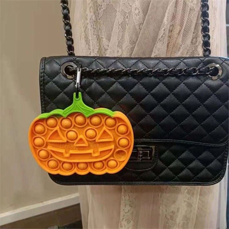 Milestar Pop It Stresszoldó Játék - Halloween Tök, Kicsi (13,5×11 cm)