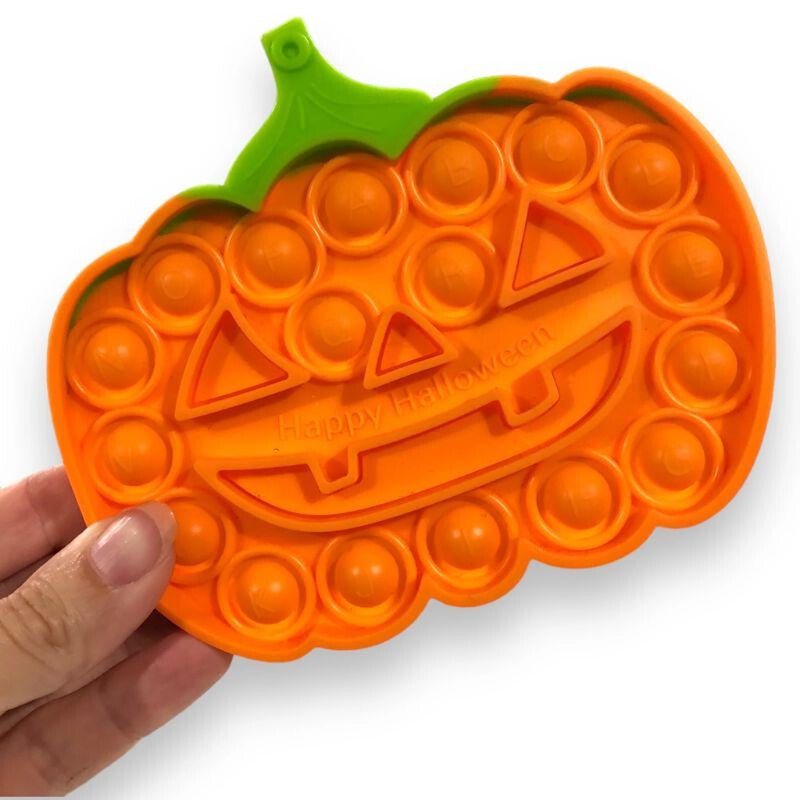 Milestar Pop It Stresszoldó Játék - Halloween Tök, Kicsi (13,5×11 cm)