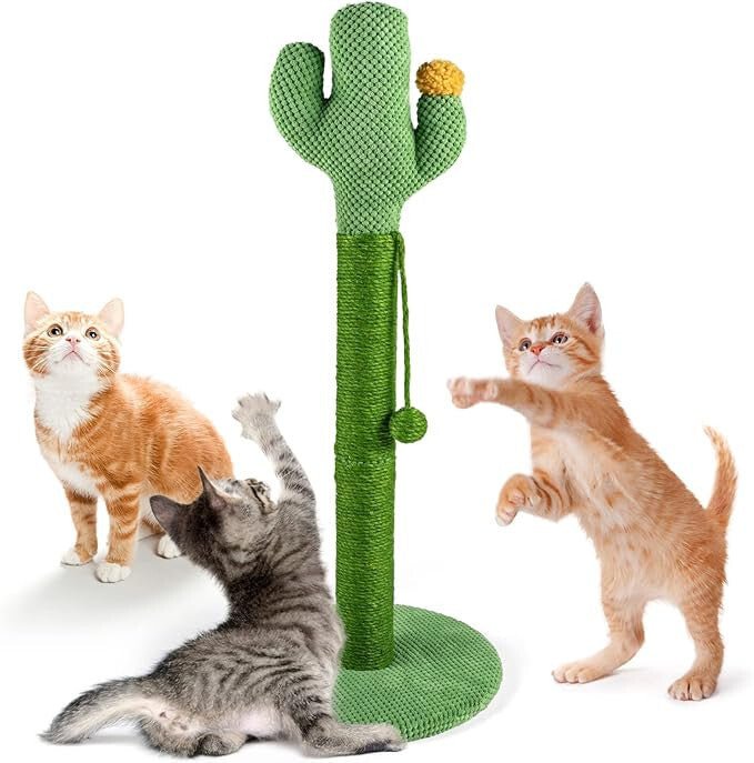 Morapets Kaktusförmiger Katzen-Kratzbaum - 58 cm Hoch
