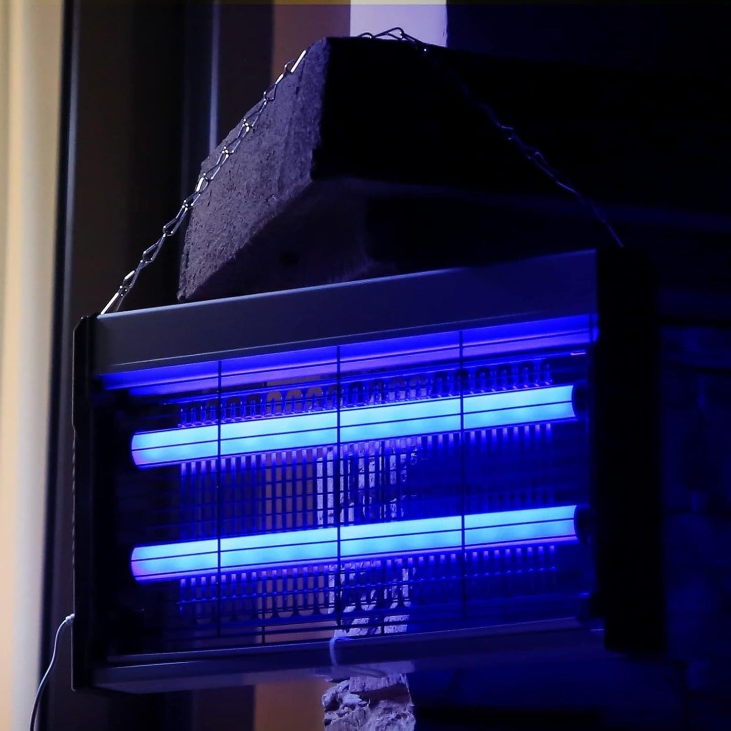 Elektrische Mückenvernichter Lampe und Insektenfalle – USB-C, Chemiefrei (Innen/Außen)