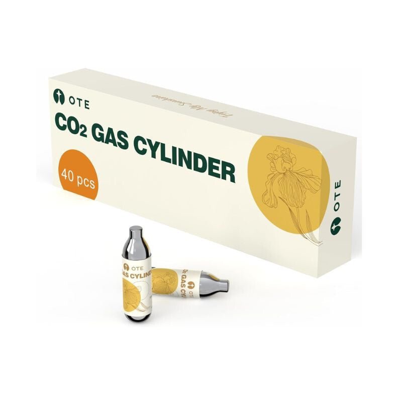 OTE CO2 Gaskartuschen Set – 20 Stück, Zuverlässig und Effektiv für Sodaherstellung
