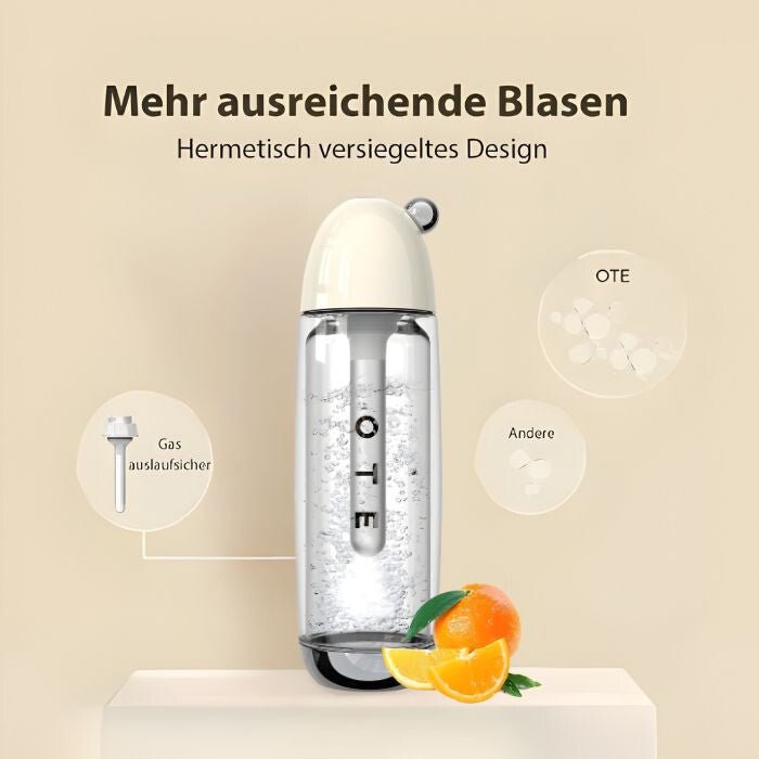 OTE Tragbarer Sodamacher - CO Patronen (20 Stück), Erfrischende Soda für Zuhause und unterwegs