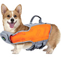 Ownpets Rettungsweste für Hunde, M (Orange - Grau)