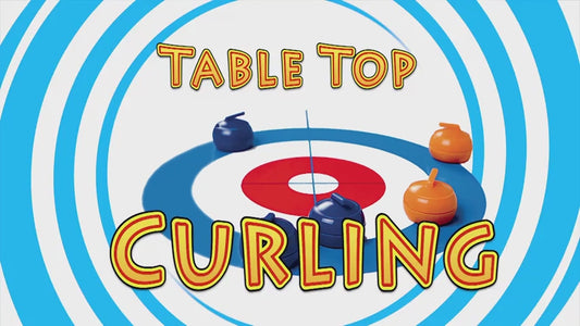 Joc de curling de masă – joc de societate pentru familie, pistă de 119 cm, 8 pietre, copii și adulți