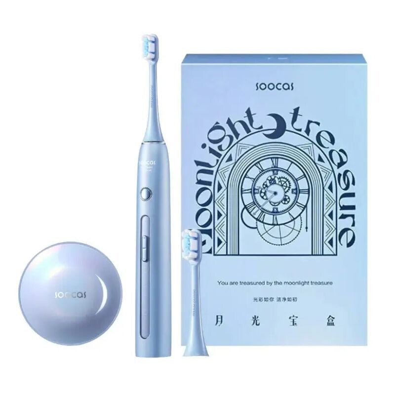 Soocas X3 Pro Elektrische Zahnbürste – Auch für empfindliche Zähne, UV-Hülle +1 Ersatzbürste