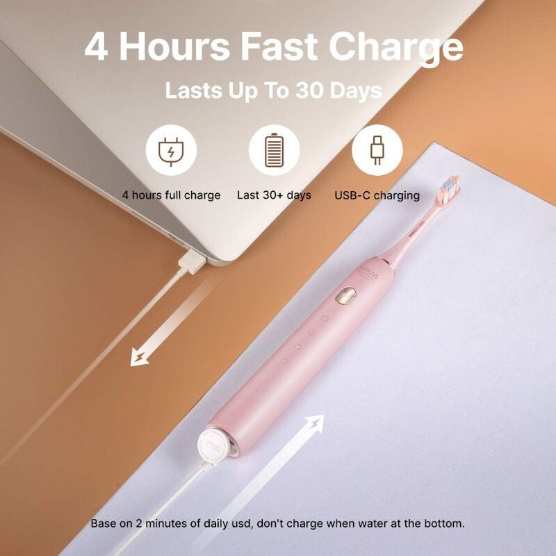 Soocas X3U Schall-Elektrozahnbürste mit USB-C-Ladung