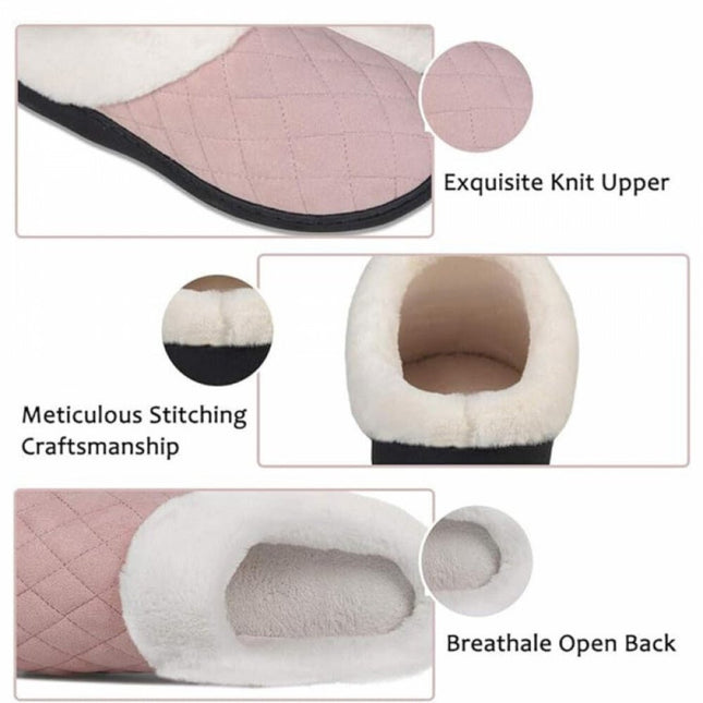 ULTRAIDEAS Memóriahabos Téli Mamusz – Rózsaszín - Meleg Benti Papucs