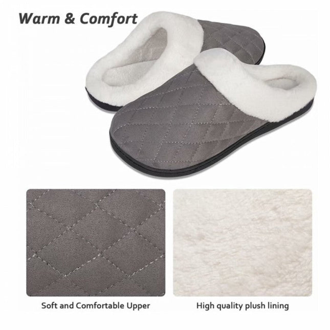 ULTRAIDEAS Memóriahabos Téli Női Mamusz - Szürke