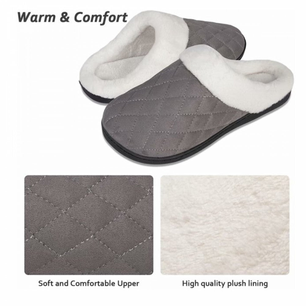 ULTRAIDEAS Memory-Schaum Winter-Damenschuhe - Grau